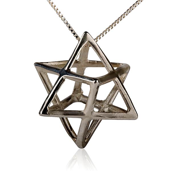 Merkaba Pendant Silver Big - A Powerful Symbol of Healing and Protection - A Powerful Energy Purifier
